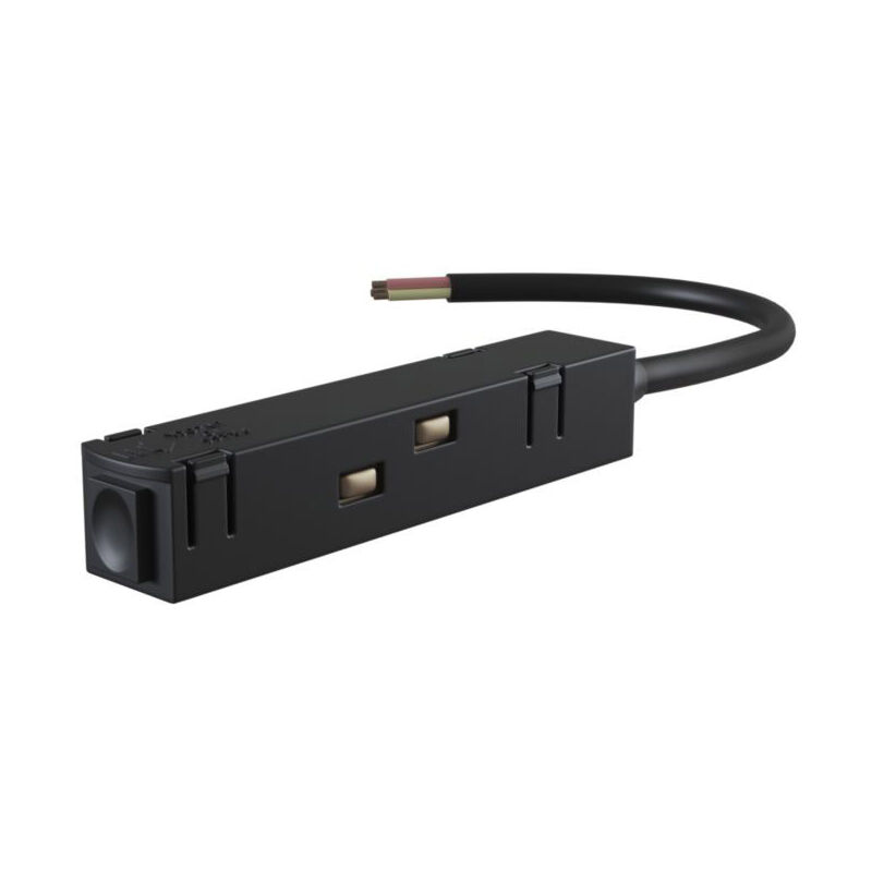 foto del prodotto modulo connettore con cavo per binario moderno plastica nera