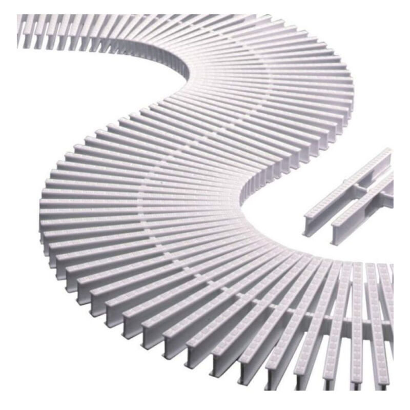 foto del prodotto modulo da 45 griglie per curve, misure 1 metro, altezza 22 mm, larghezza 245 mm