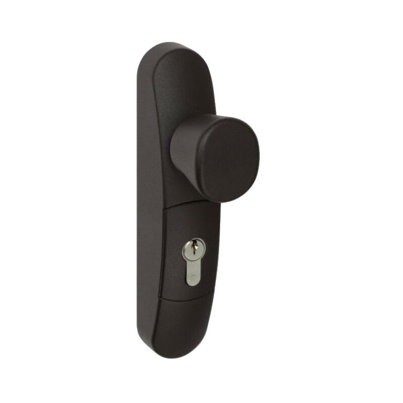 foto del prodotto modulo da esterno per fluid jpm nero con pulsante di sblocco bloccabile en5300 05 0a