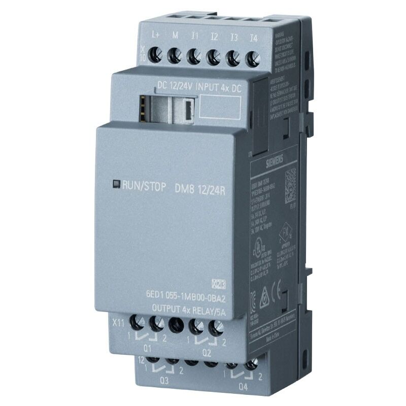 foto del prodotto modulo di espansione siemens logo dm8 12 24r 6ed10551mb000ba2