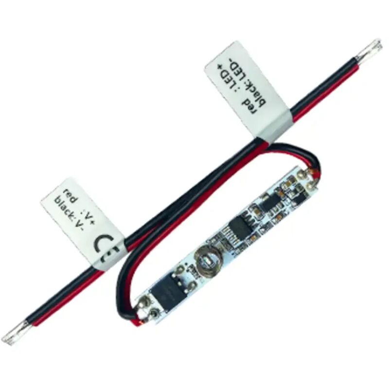 foto del prodotto modulo dimmer da profilo per striscia led 12 24 volt