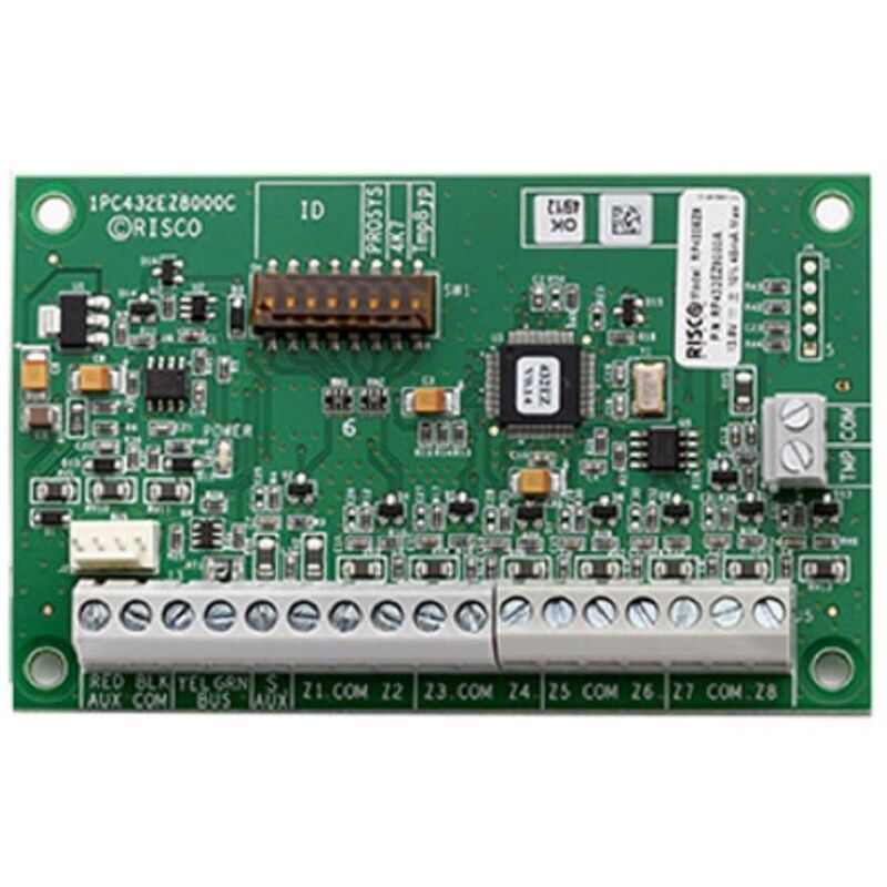 foto del prodotto modulo espansione ingressi 8z cablate rirp432ez8000c risco