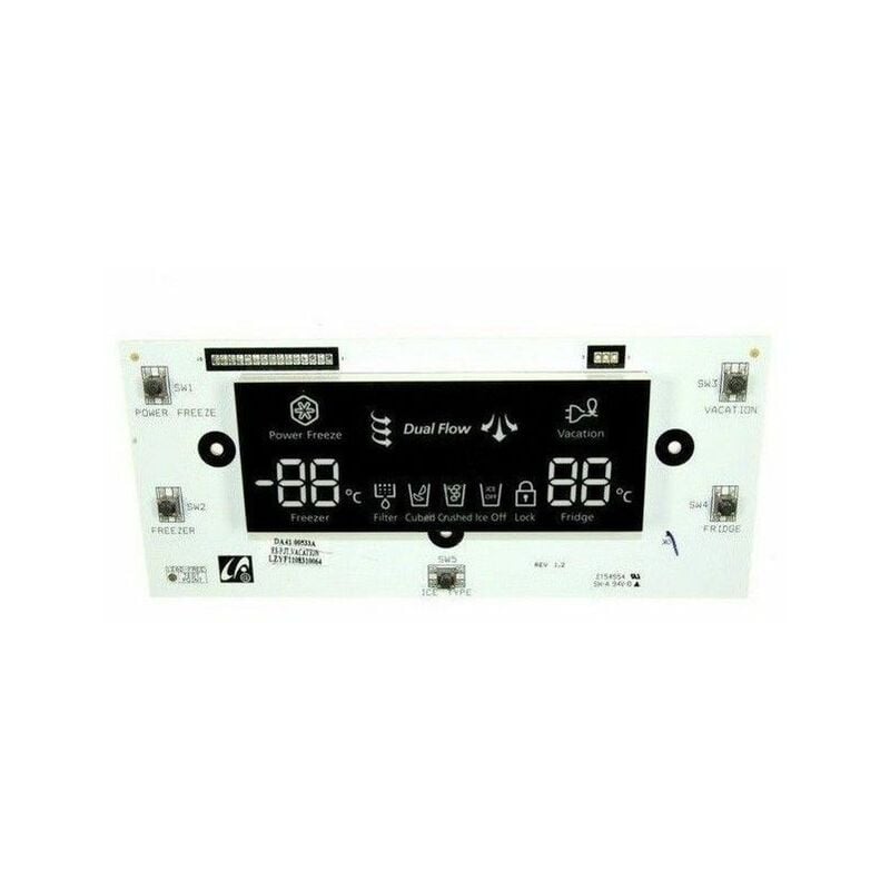 foto del prodotto modulo filtro elettronico visualizzazione frigorifero, congelatore samsung 342120