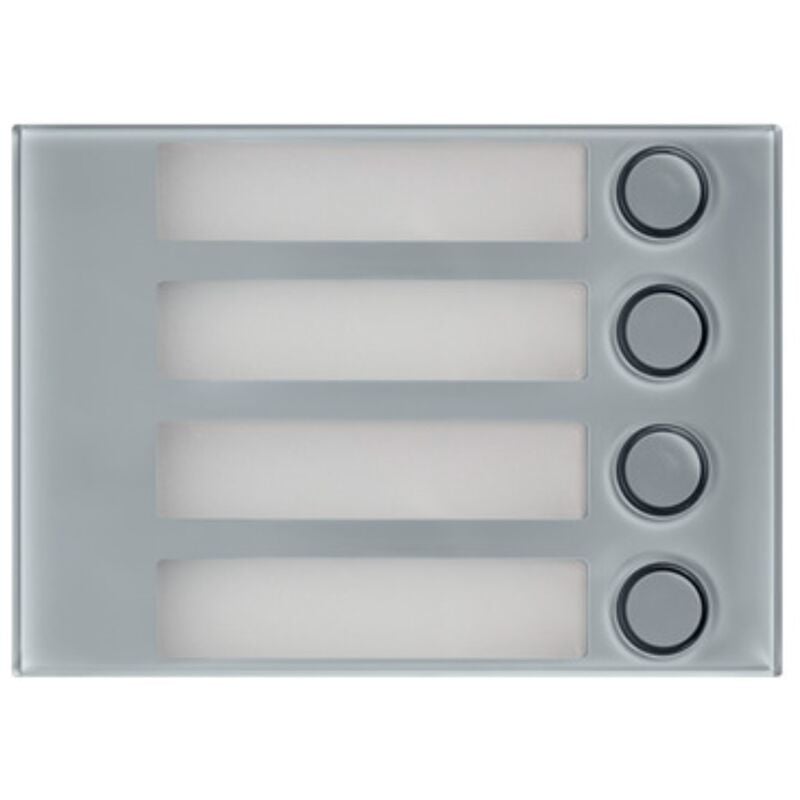 foto del prodotto modulo frontale con 4 pulsanti di chiamata alpha grigio urmet 1168 14g