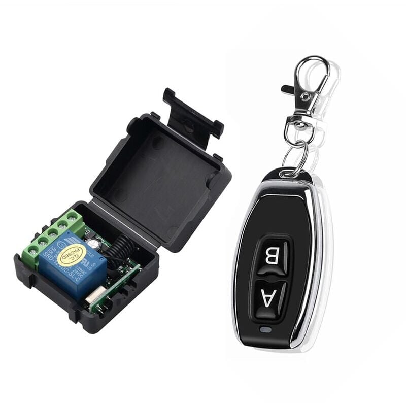 foto del prodotto modulo interruttore di controllo remoto universale 433 mhz 12 v cc 1 canale e trasmettitore ricevitore per casa intelligente verde scuro, ab1