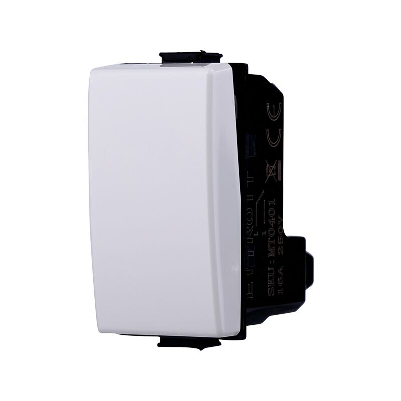 foto del prodotto modulo invertitore serie solar, bianco, compatibile con serie bticino matix ettroit mt0901
