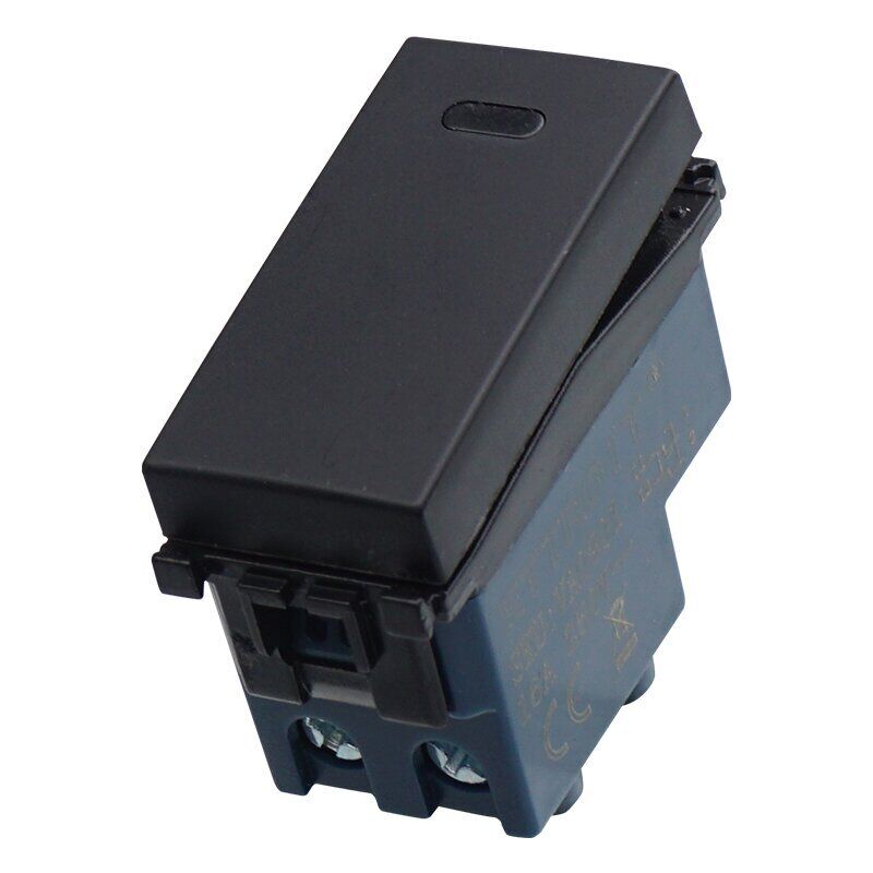 foto del prodotto modulo invertitore, serie venus, nero, 16a, compatibile con serie vimar ark ettroit va0901