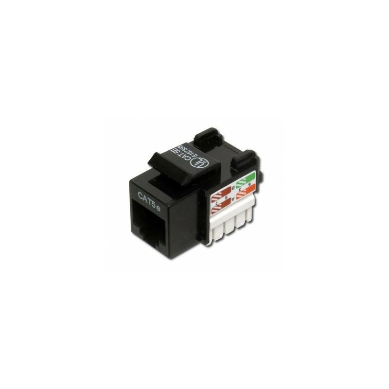 foto del prodotto modulo keystone rj45 cat 5e utp nero 4net powkk5exutpnp per rete dati