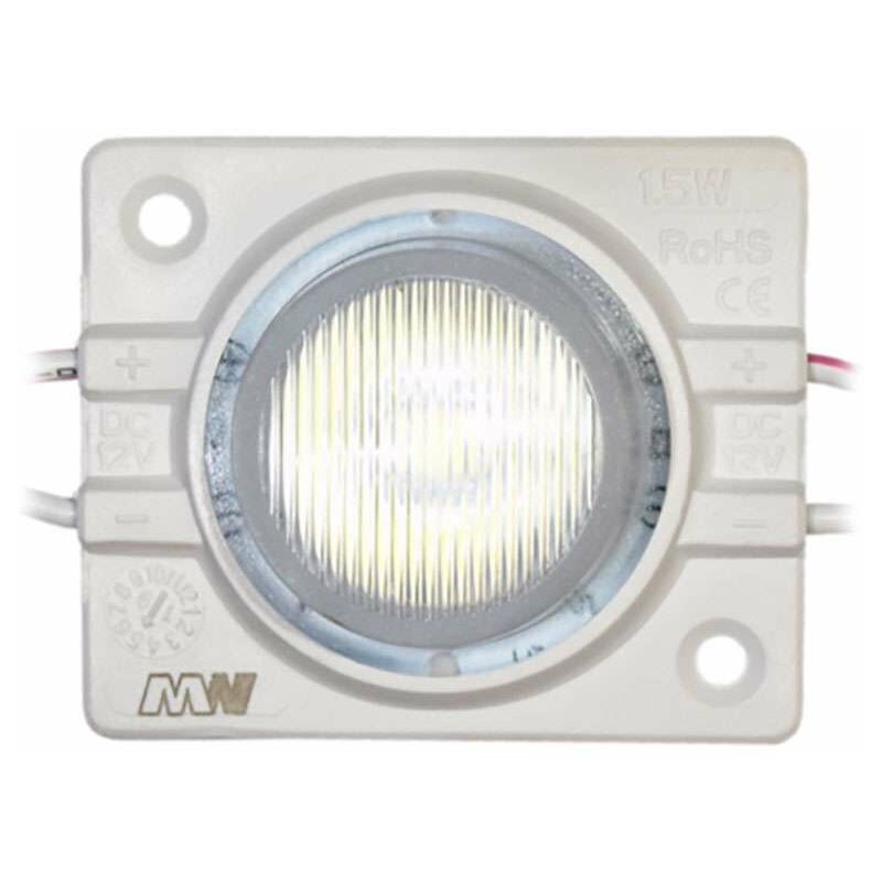 foto del prodotto modulo led 1,44w dc12v ip67 per scatola chiara doppia faccia bianco giorno 6500k