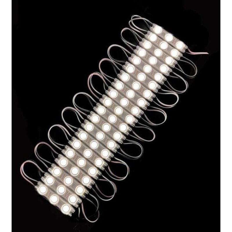 foto del prodotto modulo led 12v 20 strisce per insegne tabelle striscia luce bianca