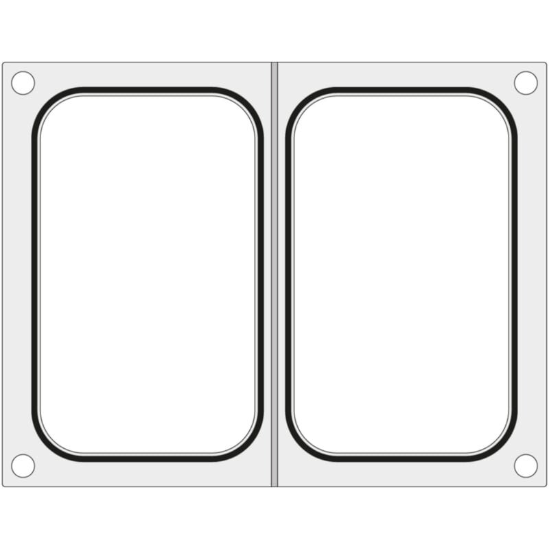 foto del prodotto modulo matrice per macchina sigillatrice hendi per contenitori a due vaschette 178x113 mm hendi 805589