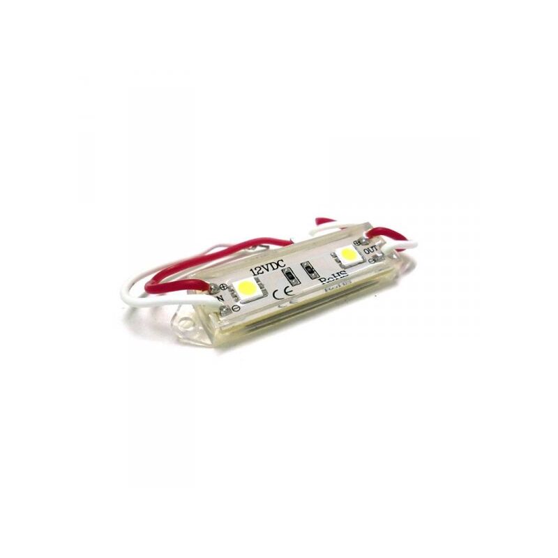 foto del prodotto modulo mattone led 2 smd 5050 bianco freddo 12v impermeabile per insegna pubblicitaria