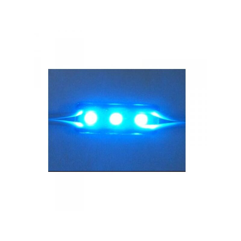 foto del prodotto modulo mattone led 3 smd blue blu per personalizzare insegna a led