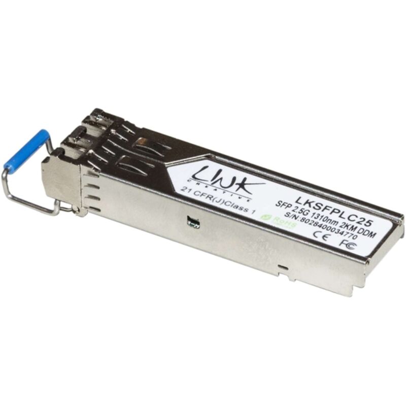 foto del prodotto modulo minigbic sfp singlemode lc duplex 1310nm 20 km lksfplc25 