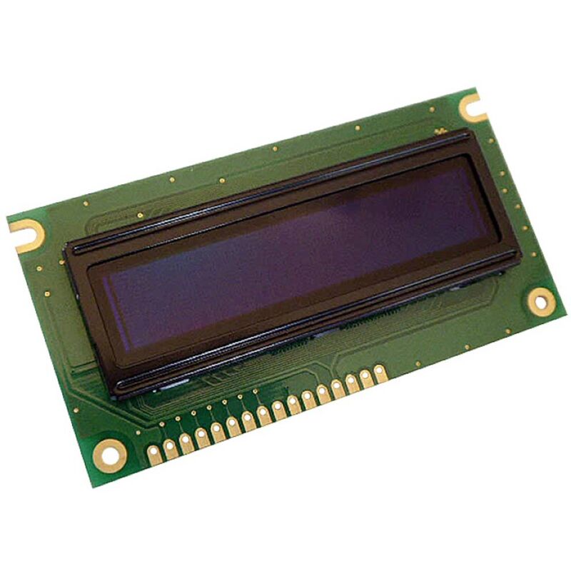foto del prodotto modulo oled giallo nero 16 x 2 pixel l x a x p 84 x 10 x 44 mm dep16202 y display elektronik