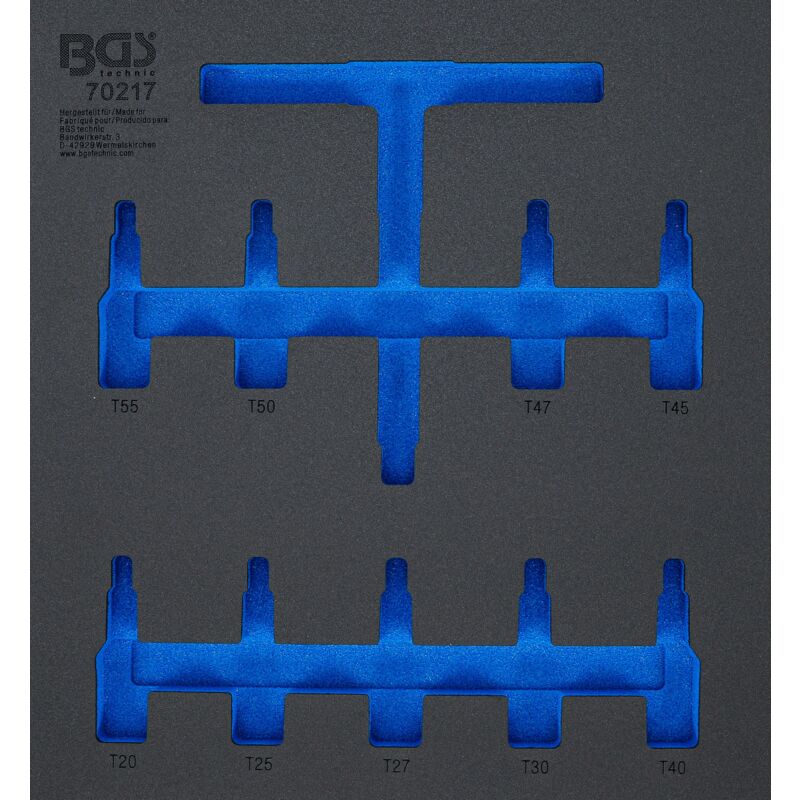 foto del prodotto modulo per carrelli portautensili 2 3 vuoto per 70217