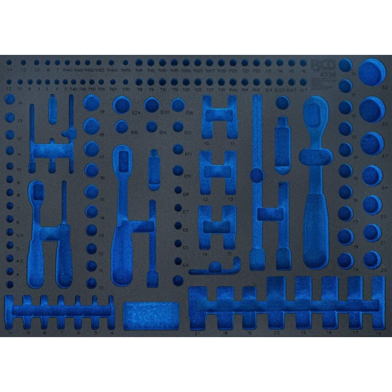 foto del prodotto modulo per carrelli portautensili 3 3 vuoto per 4036