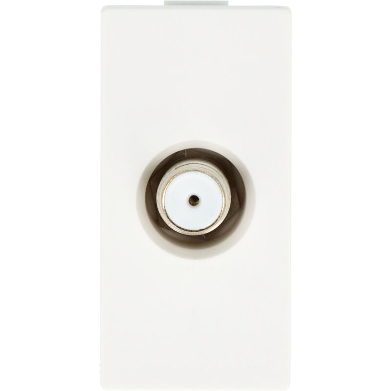 foto del prodotto modulo presa tv satellitare stv bianco dc smart home