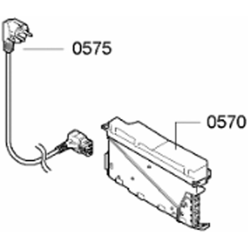 foto del prodotto modulo programmato codice 570 originale lavastoviglie siemens 4348391