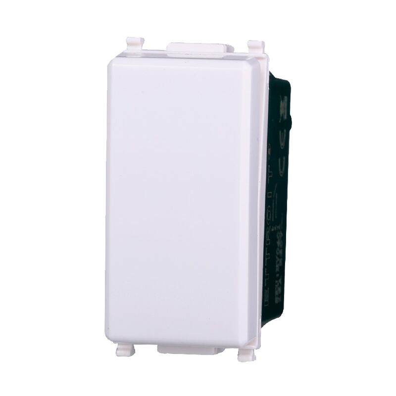 foto del prodotto modulo pulsante serie starlight, bianco, compatibile con serie vimar plana ettroit ev1001