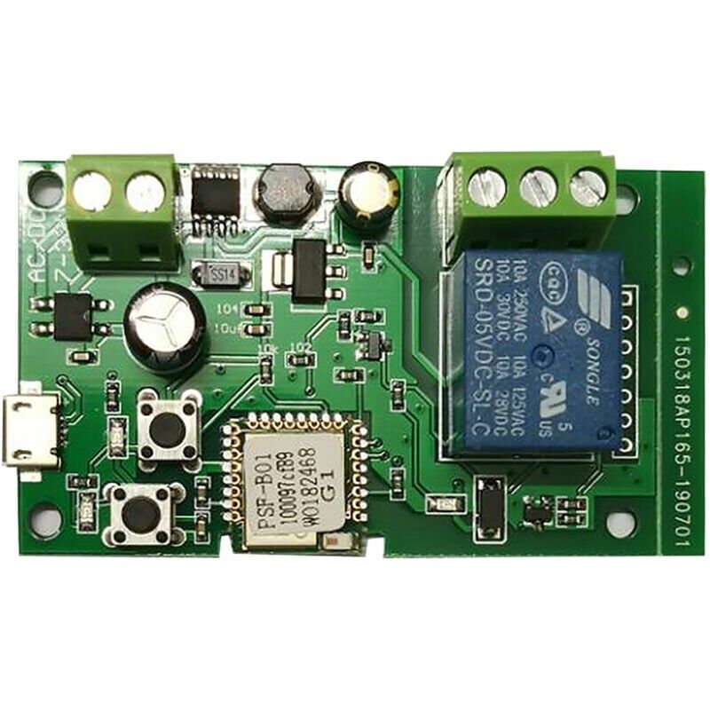 foto del prodotto modulo rel wireless interruttore wi fi dc5v 12v 24v 32v