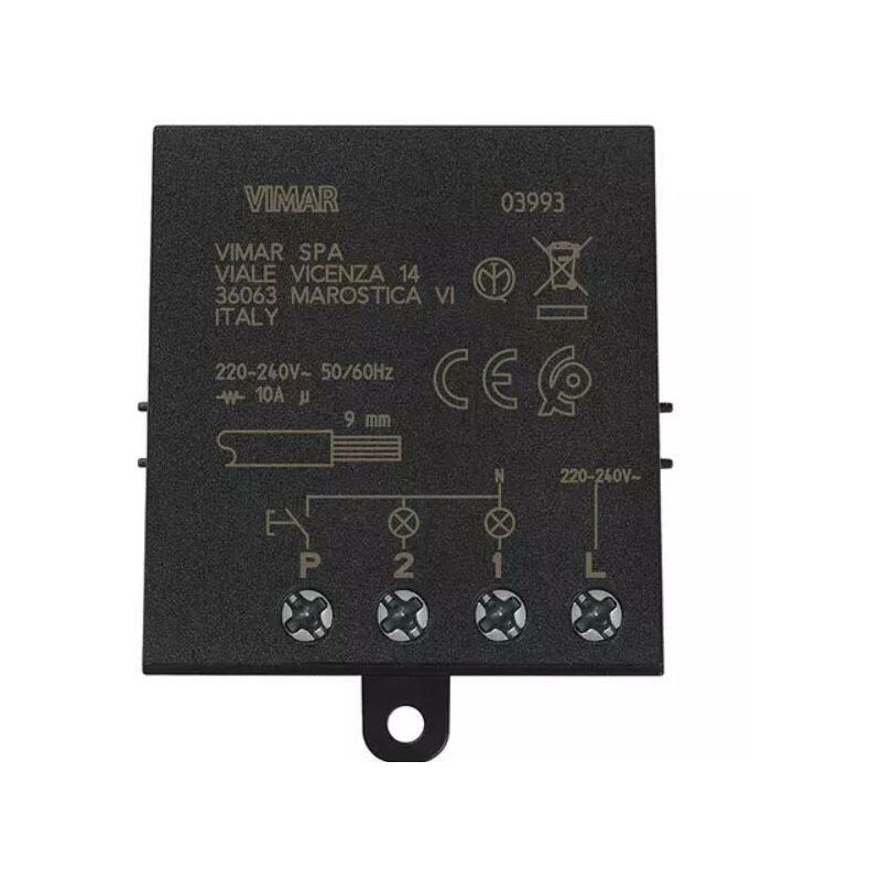 foto del prodotto modulo rele vimar ad impulsi quid 10a 4 sequenze 03993