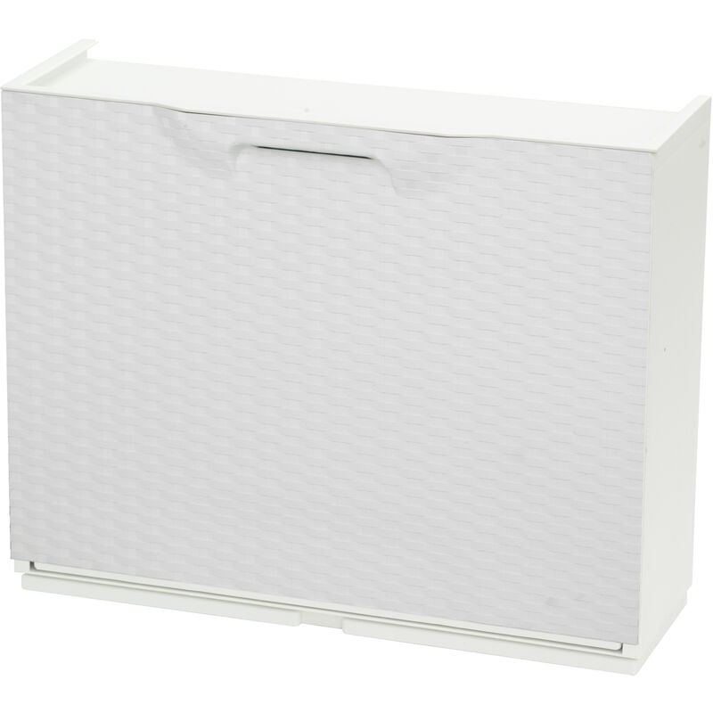 foto del prodotto modulo scarpiera cm 51x17,3x41h rattan bianco