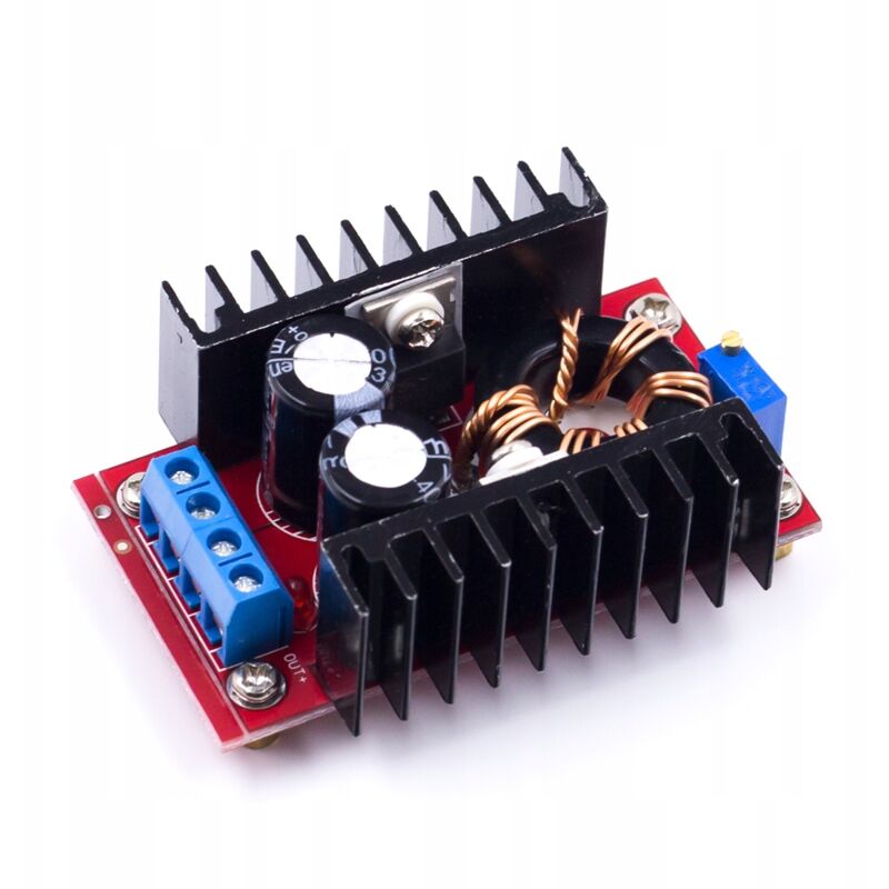 foto del prodotto modulo step up 150w 10a 12 35v arduino