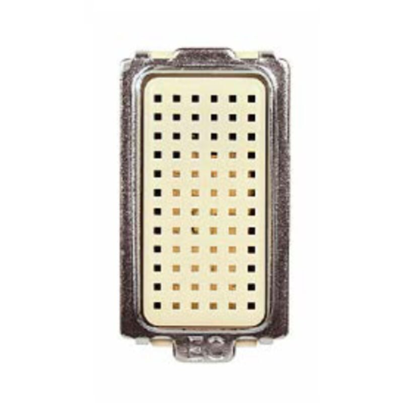 foto del prodotto modulo suoneria 12v, serie tond , bianco, compatibile con serie bticino magic elettrocanali ecl25721