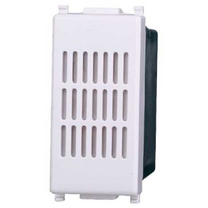 foto del prodotto modulo suoneria 1p 6a 220v bianco compatibile bticino serie vimar plana ettroit