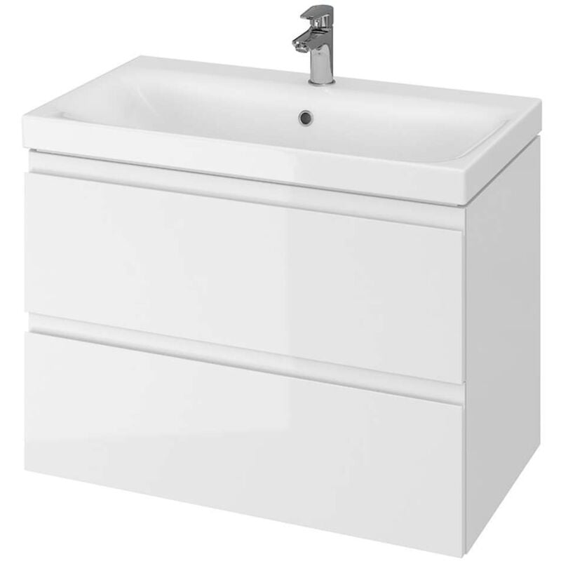 foto del prodotto moduo mobiletto da lavabo, 57x80x45cm cm, 2 cassetti, bianco s929 008 cersanit