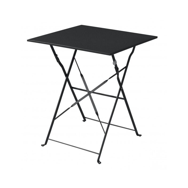 foto del prodotto moia spa tavolo quadrato da giardino 60x60 cm in ferro antracite macerata