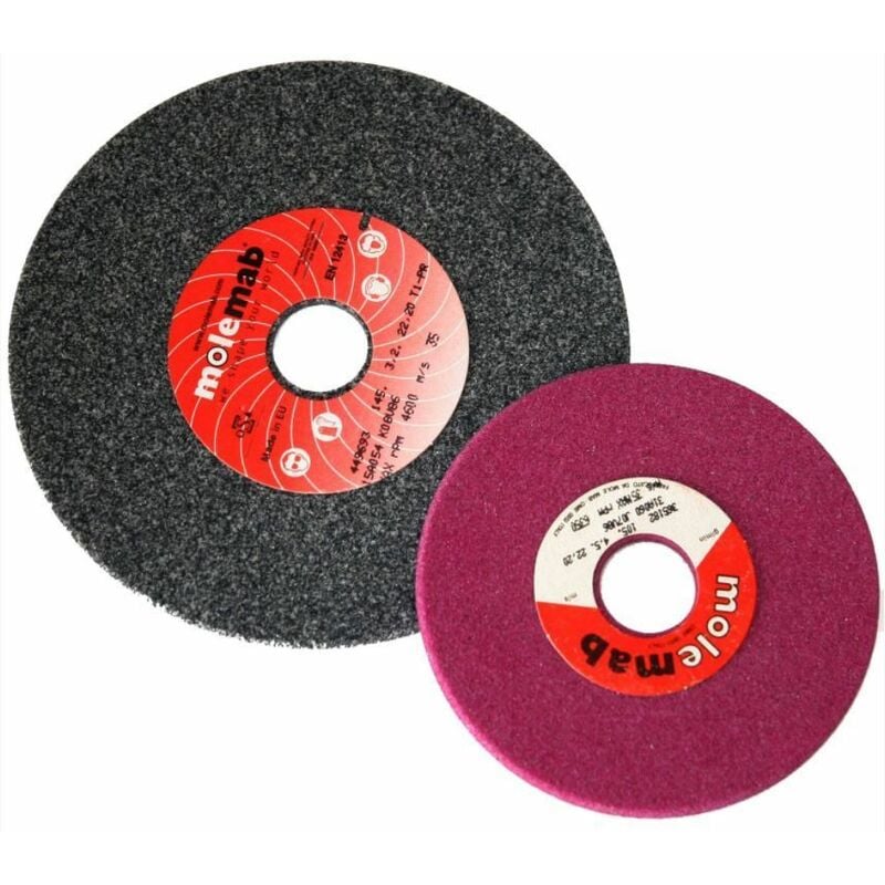 foto del prodotto mola a disco in corindone grigia 105x3,2x22 mm 550086