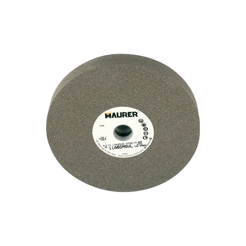 foto del prodotto mola abrasiva corind. maurer 200x25x20 gr 80