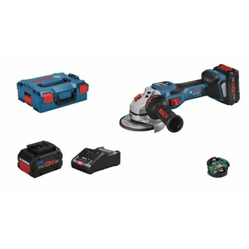 foto del prodotto mola bosch professional gws 18v 15 sc 2 batterie 5.5ah procore18v gal 1880 cv l boxx