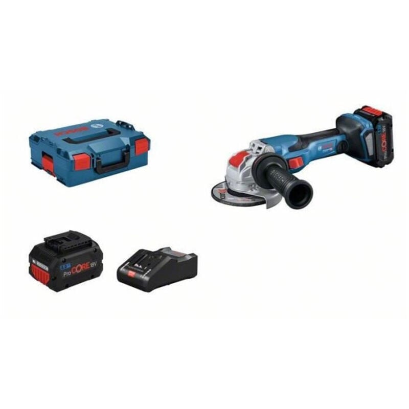 foto del prodotto mola bosch professional gwx 18v 15 c 2 batterie 5,5ah procore18v gal 1880 cv l boxx