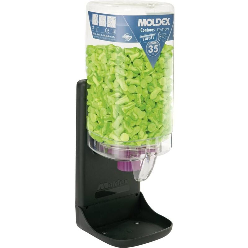 foto del prodotto moldex 745301 contours small dispenser di tappi per le orecchie 35 db usa e getta 500 paio a