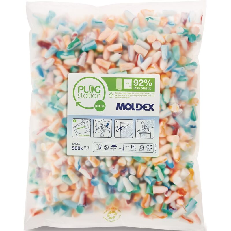 foto del prodotto moldex - cannelle plugs 786001 capiterie 352-2 snr 35 db 500 pa rilad