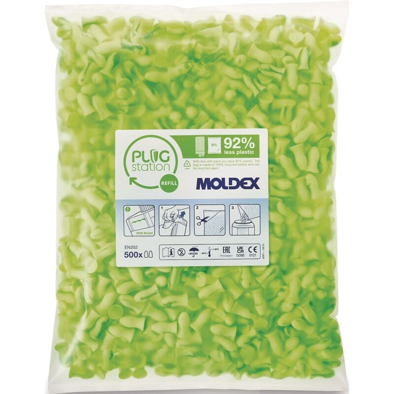 foto del prodotto moldex - caps ears consours 746001 en 352-2 snr 35 db 500 pa reprage