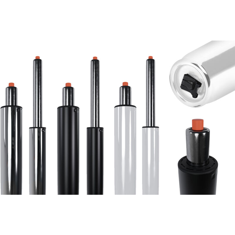 foto del prodotto molla a gas a pressione per sedie da ufficio nero 5cm, lunghezza 270 370mm