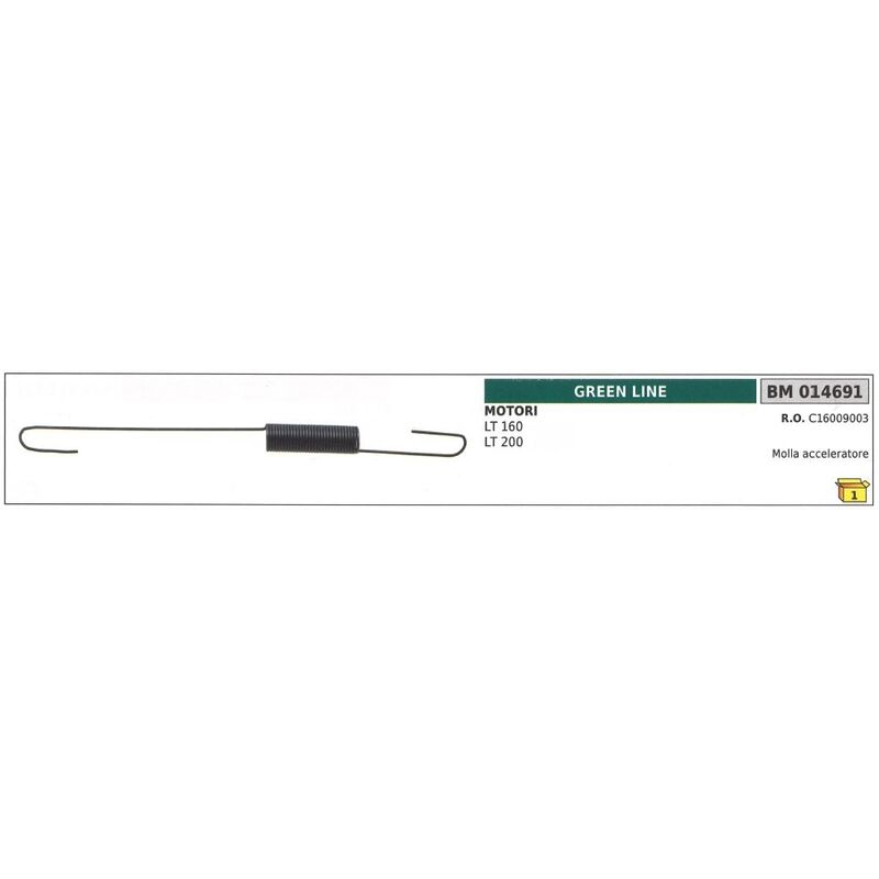foto del prodotto molla acceleratore green line per motore lt 160 200 014691