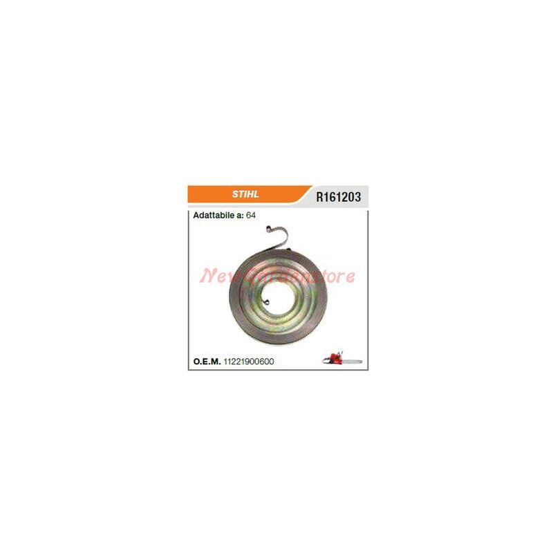 foto del prodotto molla avviamento stihl motosega 64 r161203