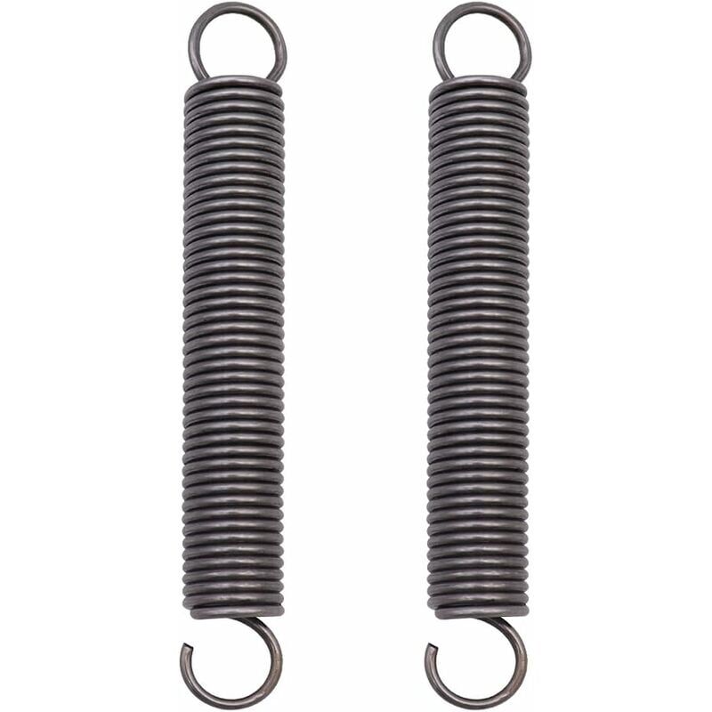 immagine 0 del prodotto molla di tensione in acciaio compresso estesa da 2 pezzi con doppio gancio dimensioni 2x18x150 mm