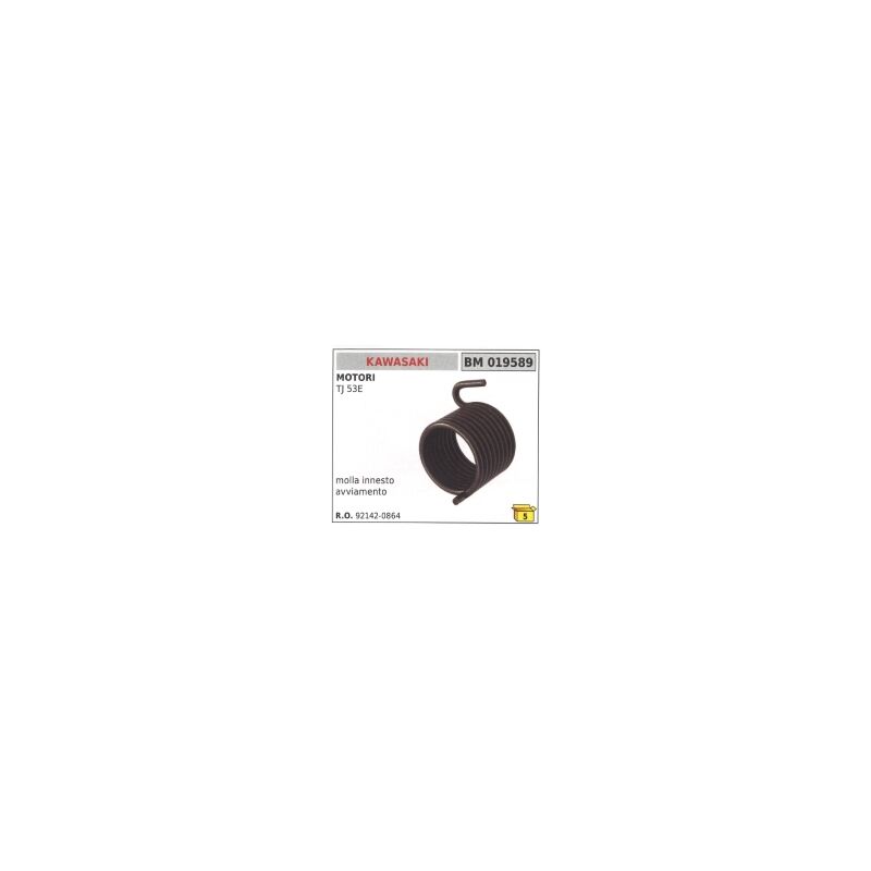 foto del prodotto molla innesto avviamento compatibile kawasaki motore decespugliatore tj 53e