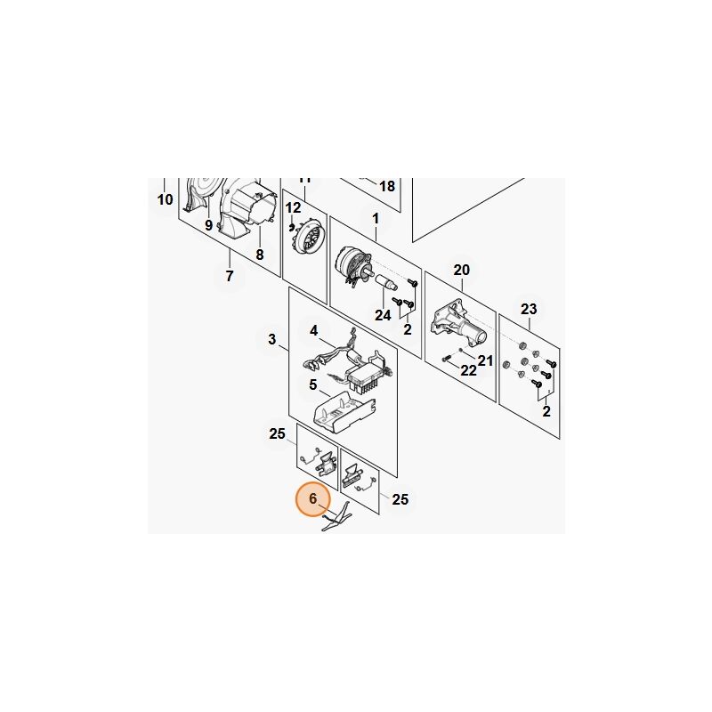 foto del prodotto molla per tagliasiepi modelli hla135 originale stihl ma017913100