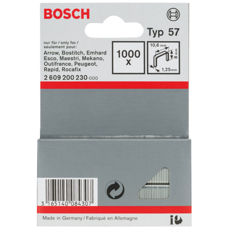 foto del prodotto molla piatta in filo tipo 57, 10,6 x 1,25 x 8 mm, confezione da 1000 pezzi