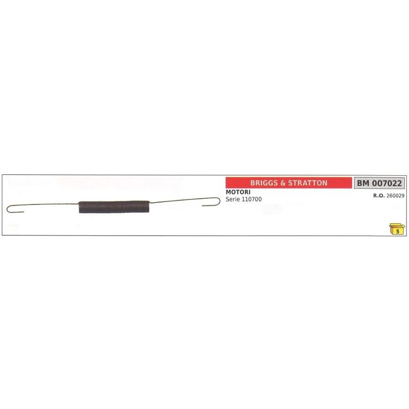 foto del prodotto molla regolatore di giri briggs stratton per motore serie 110700 007022