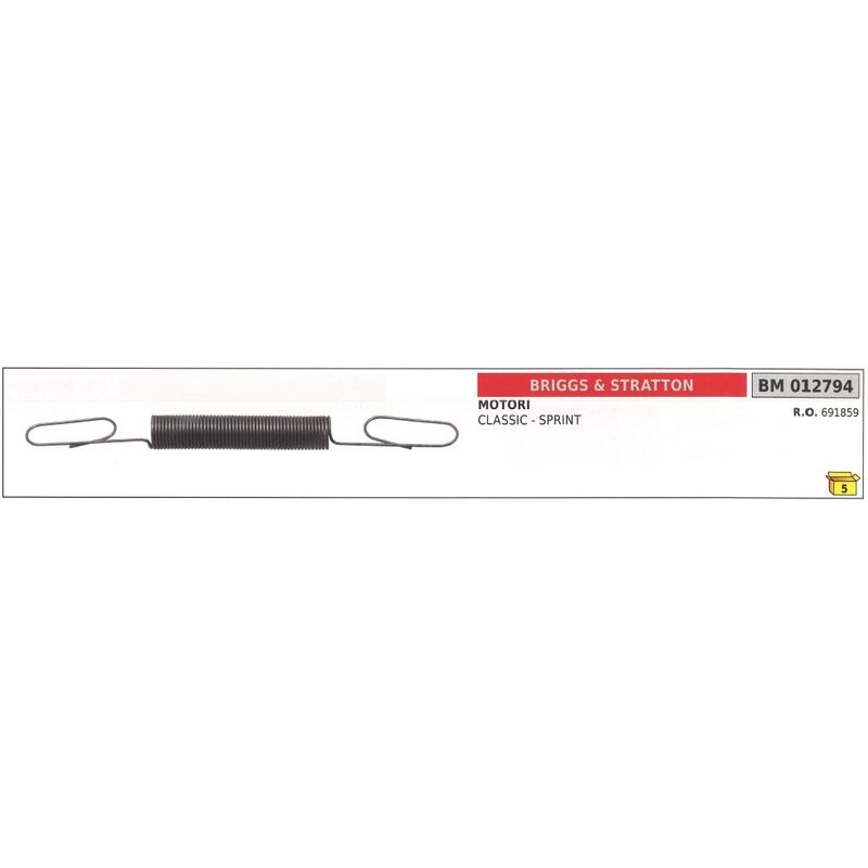 foto del prodotto molla regolatore di giri briggs stratton per motore tosaerba classic 012794