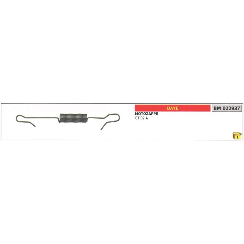 foto del prodotto molla regolatore giri daye per motozappa gt 02 a 022937