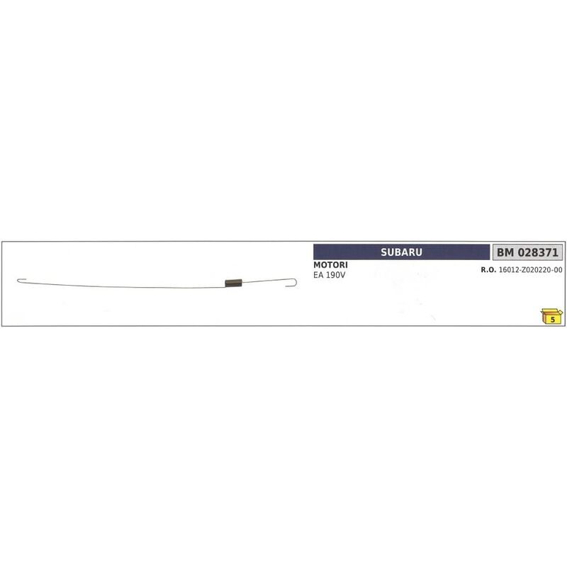 foto del prodotto molla regolatore giri subaru per motore ea 190v 028371